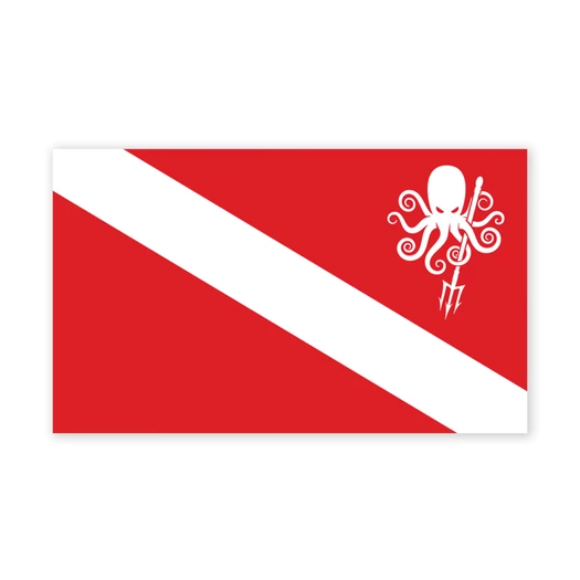 Prometheus Design Werx SPD Dive Flag Sticker