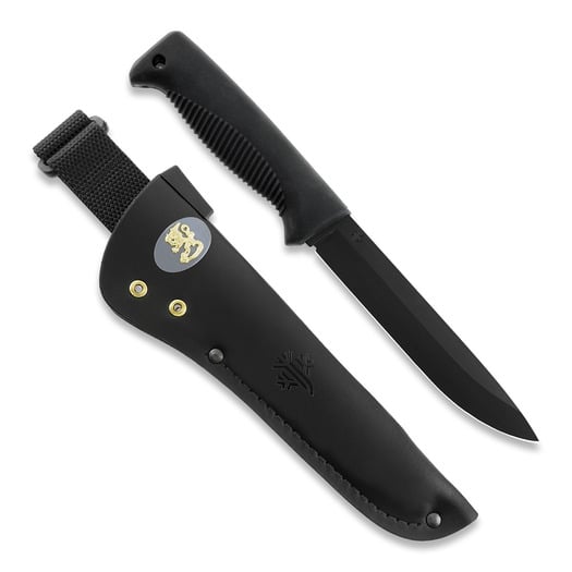 Peltonen Knives Нож Ranger Puukko M95 Teflon, кожаные ножны