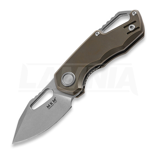 Сгъваем нож MKM Knives Isonzo M390 Clip Point, bronze anodized titanium MKFX03M-3TBR