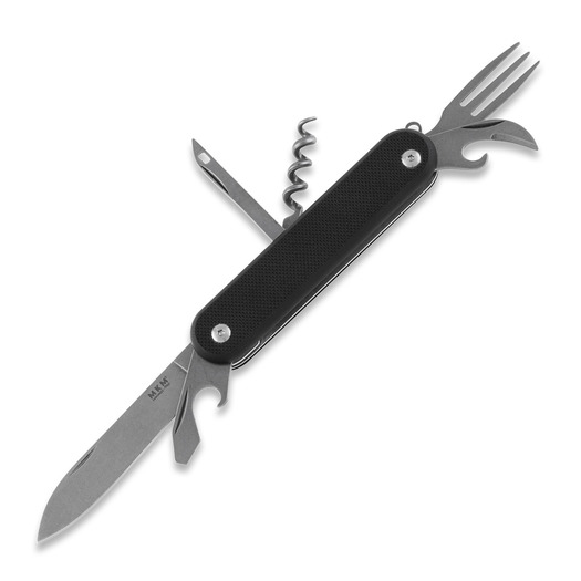 Saliekams nazis MKM Knives Malga 6, melns MKMP06-GBK