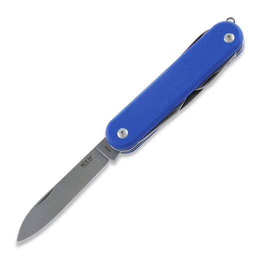 MKM Knives Malga 6 折り畳みナイフ, 青 MKMP06-GBL