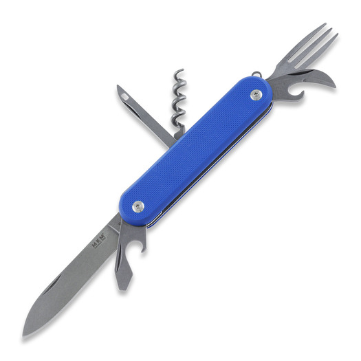 MKM Knives Malga 6 sulankstomas peilis, mėlyna MKMP06-GBL
