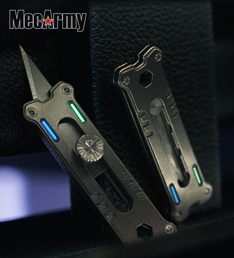 Couteau pliant MecArmy EK12 Mini Keychain Utility Knife