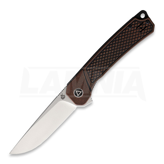 QSP Knife Osprey Linerlock Copper folding knife