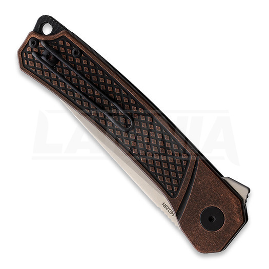 QSP Knife Osprey Linerlock Copper Taschenmesser