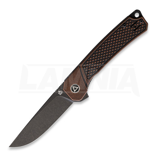 Skladací nôž QSP Knife Osprey Linerlock Copper, čierna