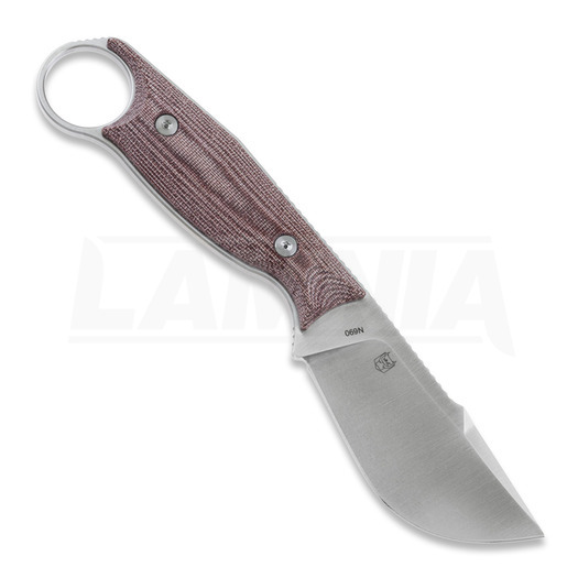 RealSteel Furrier Skinner knife, red micarta 3611RM