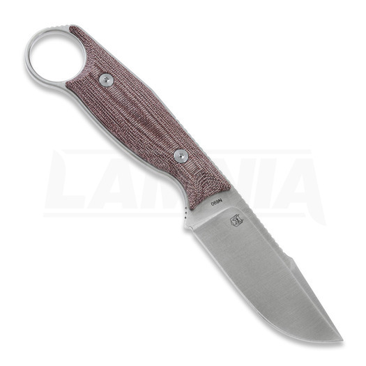 RealSteel Furrier Harpoon 刀, red micarta 3612RM