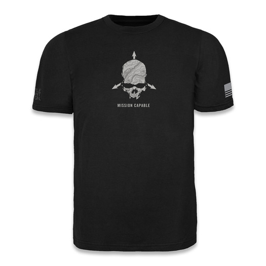 T-shirt Triple Aught Design Plan Prepare Execute, noir