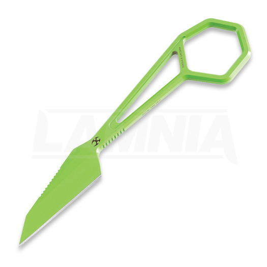 Faca de pescoço Kansept Knives Hex, verde