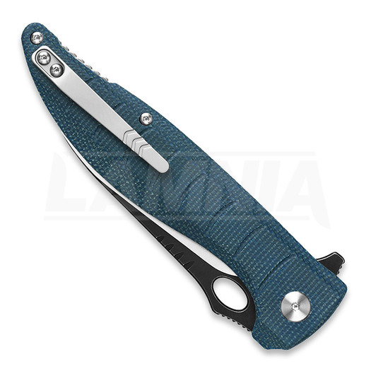 QSP Knife Locust Linerlock Blue sulankstomas peilis