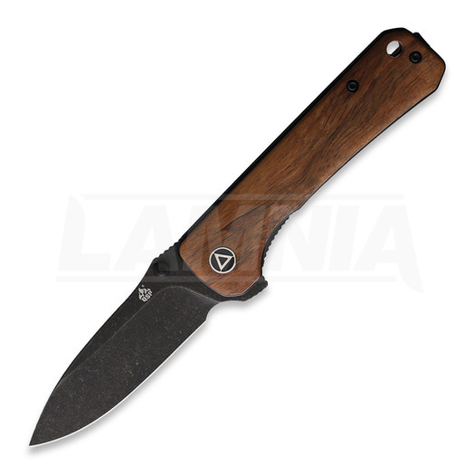 QSP Knife Hawk Linerlock Mkuruti foldekniv, svart