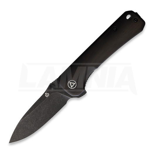 QSP Knife Hawk folding knife, ebony, black