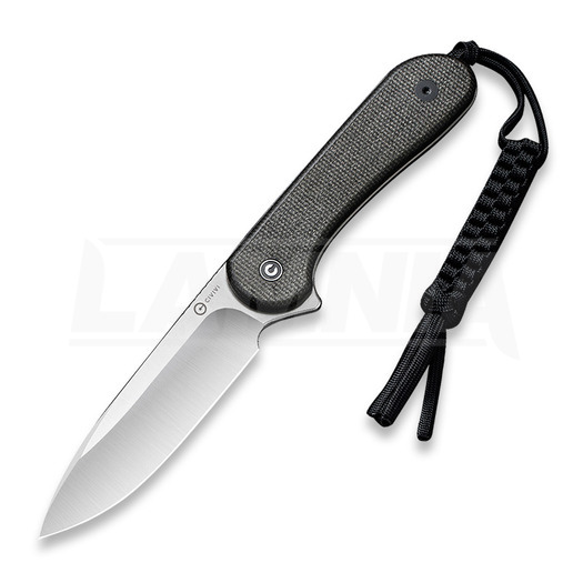 CIVIVI Fixed Blade Elementum knife, dark green micarta C2105B