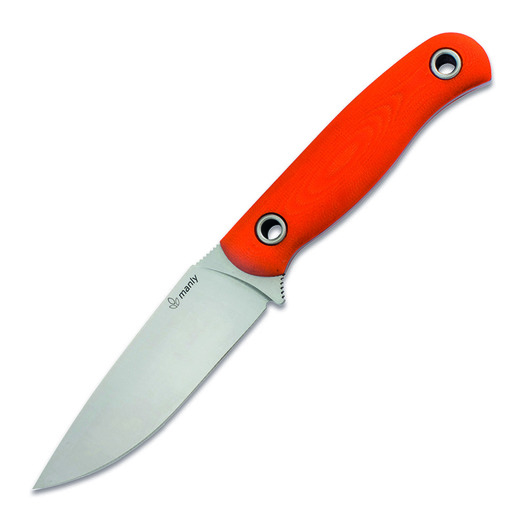 Manly Crafter D2 kniv, oransje