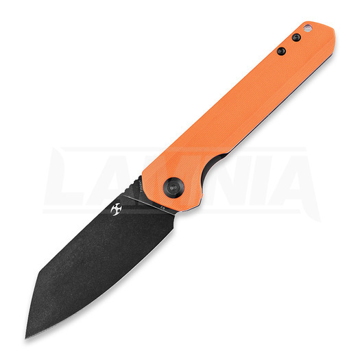 Kansept Knives Bulldozer 折り畳みナイフ, オレンジ色