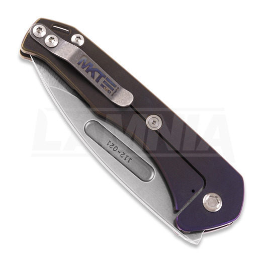 Medford Praetorian Slim S35VN Tumbled DP Blade folding knife, Violet/Bronze