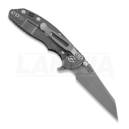 Couteau pliant Hinderer 3.0 XM-18 Wharncliffe Tri-way Working Finish Black G10