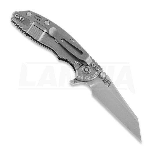 Zavírací nůž Hinderer 3.0 XM-18 Wharncliffe Tri-way Stonewash Black G10
