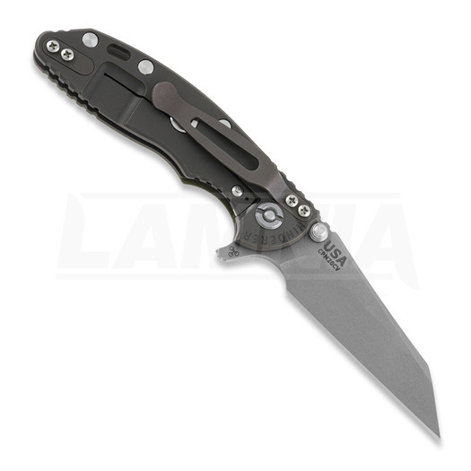 Couteau pliant Hinderer 3.0 XM-18 Wharncliffe Tri-Way Battle Bronze OD Green G10