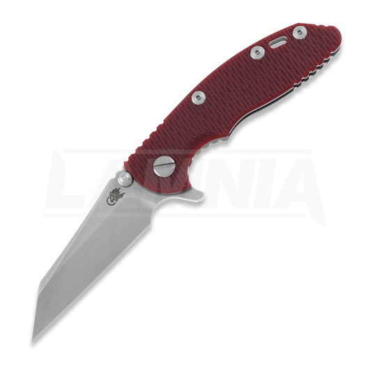Сгъваем нож Hinderer 3.0 XM-18 Wharncliffe Tri-Way Stonewash Red G10