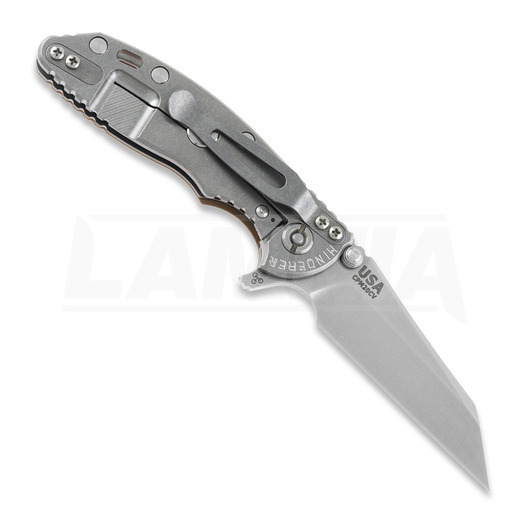 Hinderer 3.0 XM-18 Wharncliffe Tri-Way Stonewash Coyote G10 folding knife