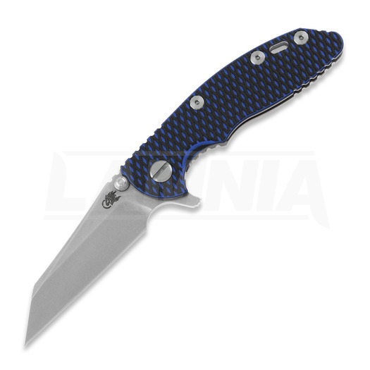 Складной нож Hinderer 3.0 XM-18 Wharncliffe Tri-Way Stonewash Blue/Black G10