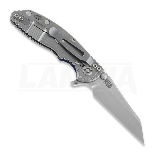 Сгъваем нож Hinderer 3.0 XM-18 Wharncliffe Tri-Way Stonewash Blue/Black G10