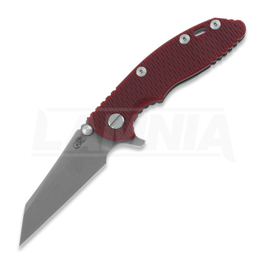 Zavírací nůž Hinderer 3.0 XM-18 Wharncliffe Tri-Way Working Finish Red G10