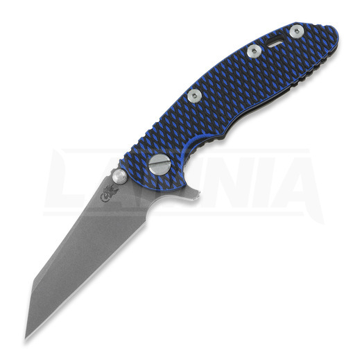 Hinderer 3.0 XM-18 Wharncliffe Tri-Way Battle Bronze Blue/Black G10 folding knife