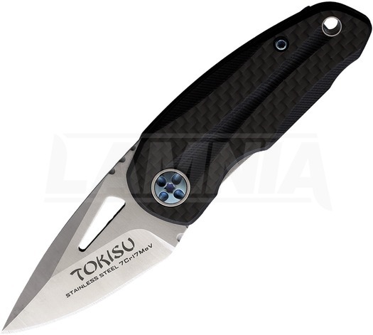 Tokisu Linerlock Carbon Fiber folding knife