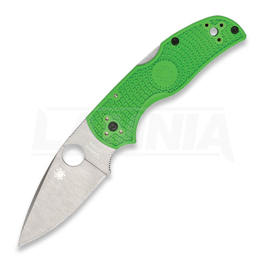 Spyderco Native 5 Salt Green LC200N folding knife C41PGR5