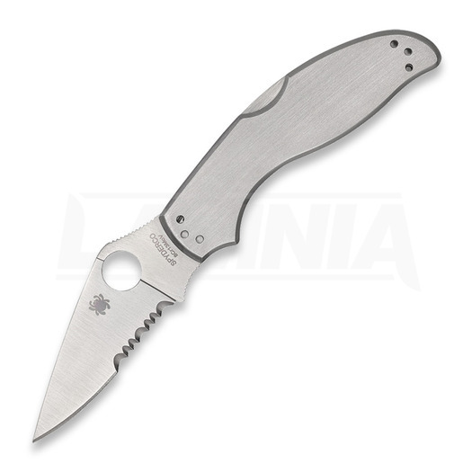 Spyderco UpTern Lock Back folding knife, combo edge C261PS