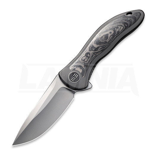 We Knife Synergy2v2 folding knife, shredded carbon fiber 18046CF-1