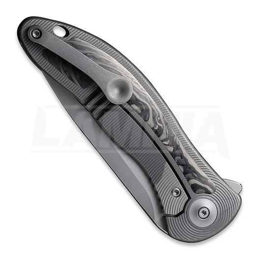Складний ніж We Knife Synergy2v2, shredded carbon fiber 18046CF-1