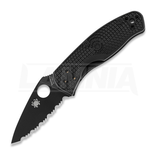 Складной нож Spyderco Persistence Lightweight Black Blade, spyderedge C136SBBK