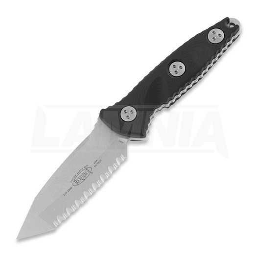 Microtech Socom Alpha Mini T/E Stonewash Full Serrated knife 114M-12