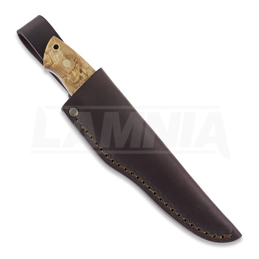 Нож Brisa Trapper 95, N690 Flat, curly birch