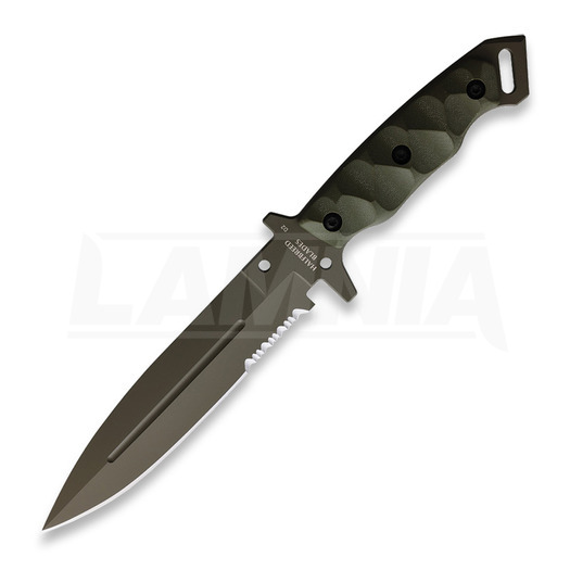 Halfbreed Blades Medium Infantry Knife, olivgrön