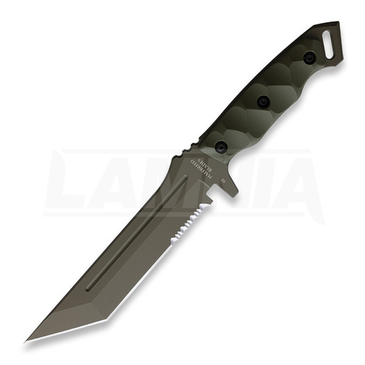 Halfbreed Blades Medium Infantry Knife, žalia