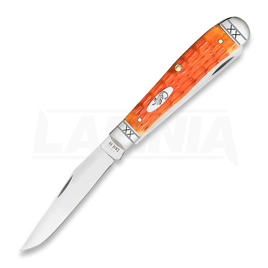 Case Cutlery Cayenne Bone Crandall Jig Trapper Pocket knife 35810