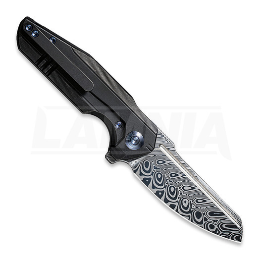 We Knife StarHawk folding knife, hakkapella damasteel WE21017-DS1