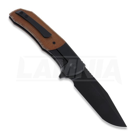 Berg Blades Iron Wolf DLC összecsukható kés, brown canvas micarta