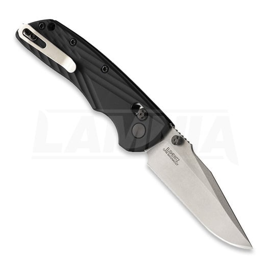 Hogue Deka ABLE lock folding knife, clip point, black