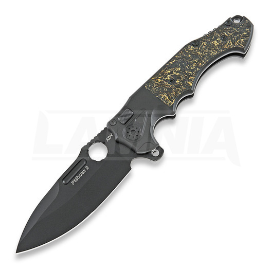 Andre de Villiers Pitboss 2 folding knife, Black/Coppershred