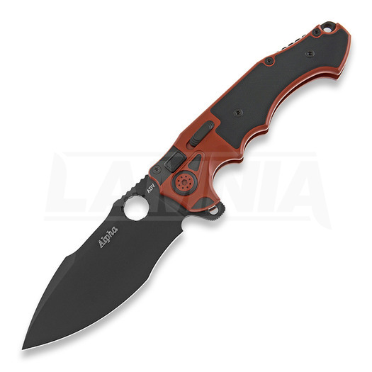 Складной нож Andre de Villiers Alpha, Black G10/Red