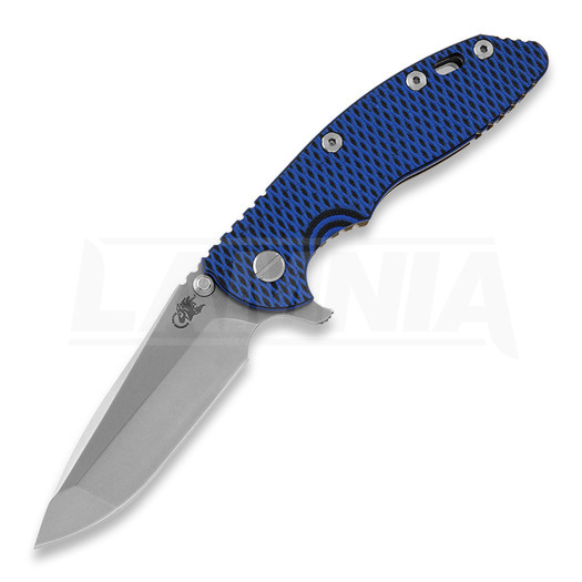 Hinderer 3.5 XM-18 Spanto Tri-Way Stonewash Bronze Blue/Black G10 folding knife