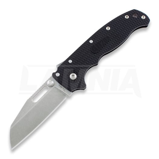 Demko Knives AD 20.5 Stonewashed 折り畳みナイフ, Shark Foot, 黒