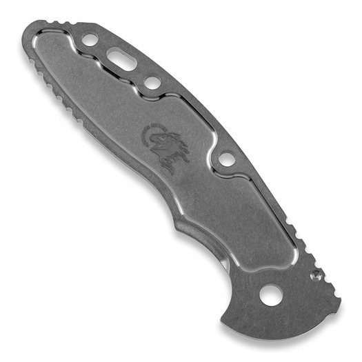 Hinderer 3.5 XM-18 Scale Textured Titanium Stonewash handle scales