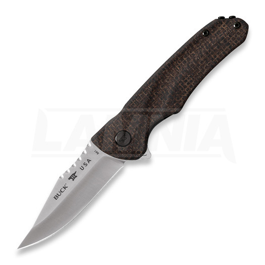 Buck Sprint Pro Burlap Micarta folding knife 841BRS1